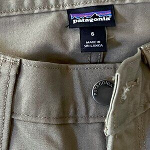 Khaki Patagonia Size 6 Women's Pants